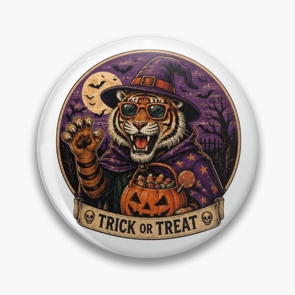 Item preview, Tigre misterioso y feroz listo para Halloween designed and sold by JonysCreativeDesigns.