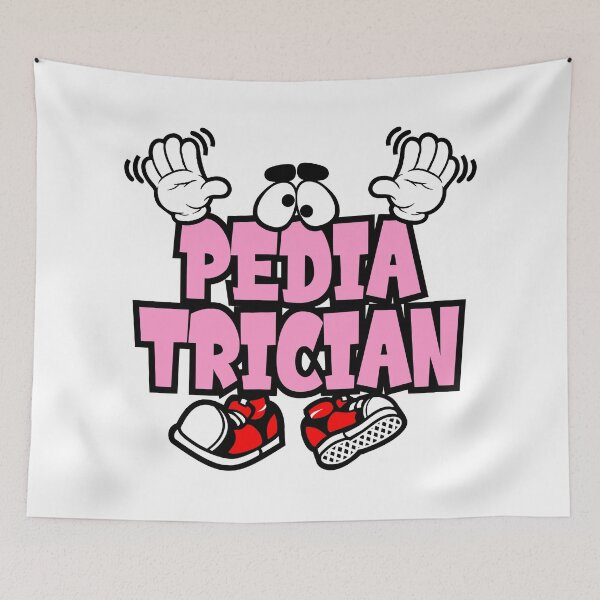 Item preview, PEDIATRICIAN - PROFESSIONS typography Character Bold Funny designed and sold by NFTWords.