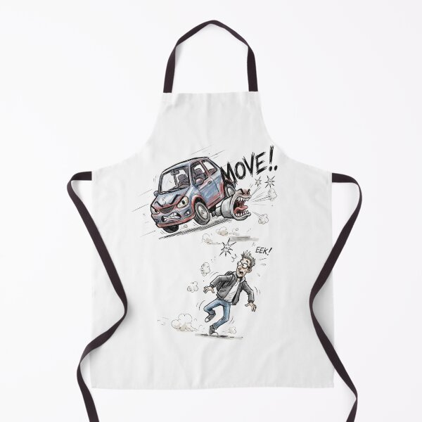 Item preview, Funny Angry Blue Car Screaming Exhaust Megaphone Chasing Pedestrian - Move designed and sold by jhgjykuo.