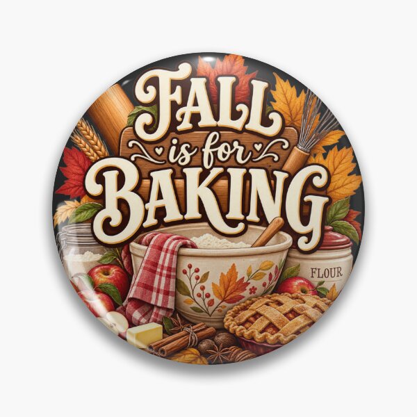 Item preview, Fall Is for Baking – Cozy Autumn Baker Design designed and sold by astersgraphics.