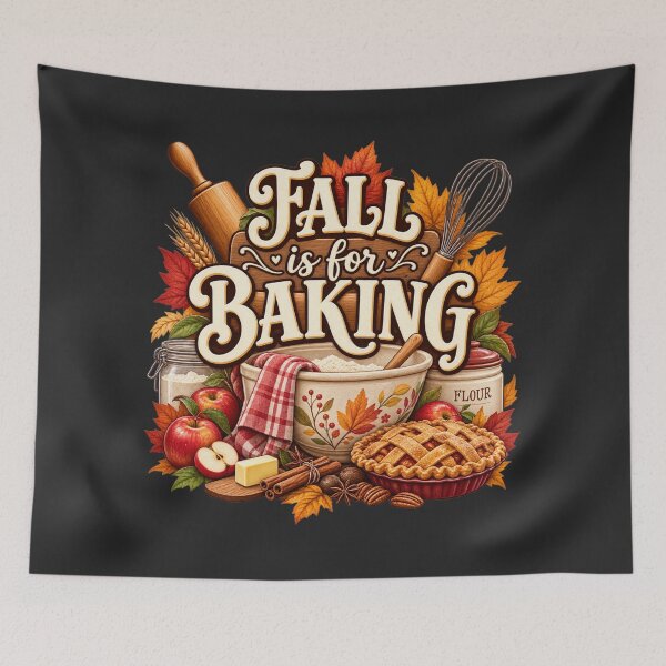 Item preview, Fall Is for Baking – Cozy Autumn Baker Design designed and sold by astersgraphics.