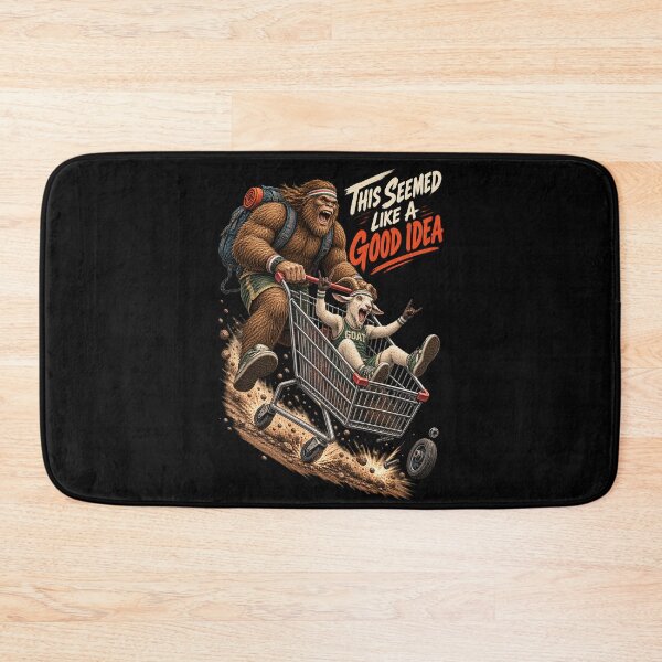 Item preview, Bigfoot & Goat – This Seemed Like a Good Idea designed and sold by NicheBloom.