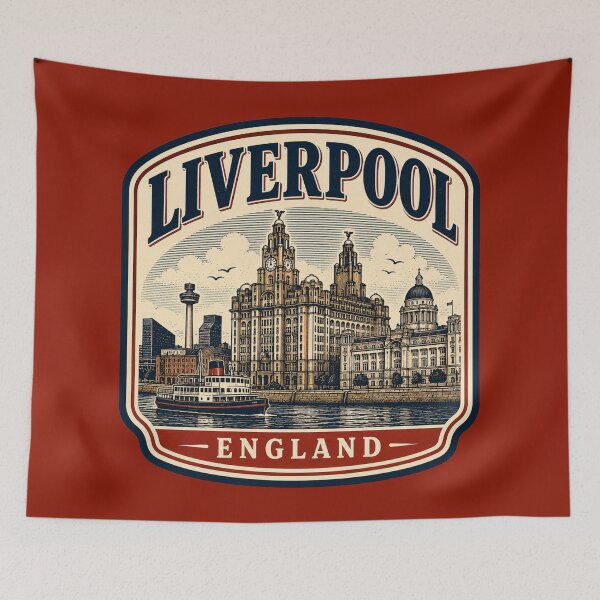 Item preview, Liverpool - England designed and sold by GoodOldVintage.
