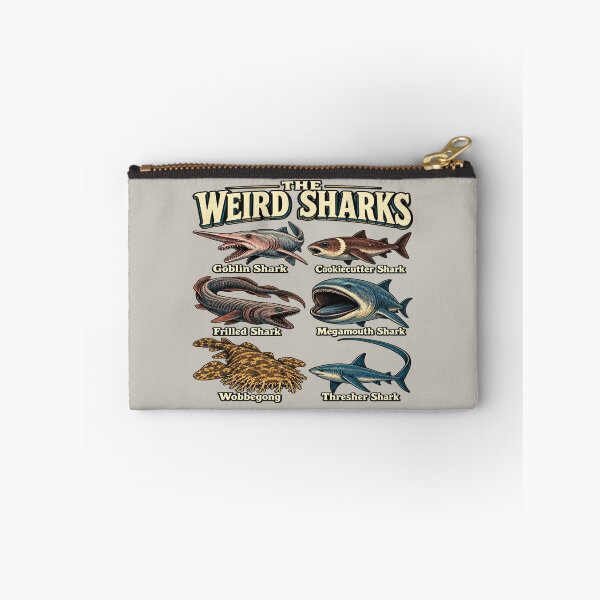 Item preview, The Weird Sharks for Marine Biology Fans designed and sold by POD DYNASTY | Original Print On Demand T-Shirt Graphics.