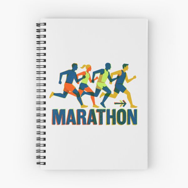 Item preview, Marathon Runners Group Running Club Colorful Sport Illustration designed and sold by KiwiRider.