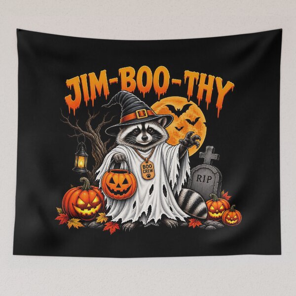 Item preview, Halloween Raccoon Boo Crew T-Shirt designed and sold by DealNest.