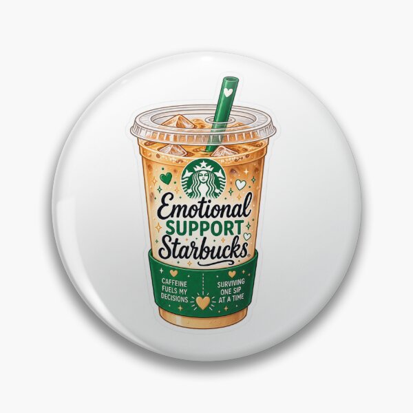 Item preview, Emotional Support Starbucks Iced Coffee designed and sold by mamajuamba.