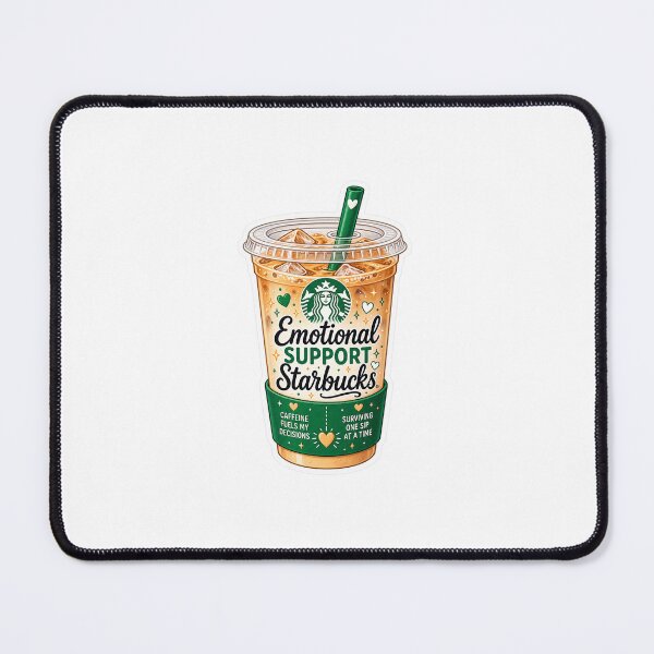 Item preview, Emotional Support Starbucks Iced Coffee designed and sold by mamajuamba.