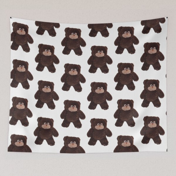 Item preview, Funny Retro Fluffy Brown Bear designed and sold by cutepid.