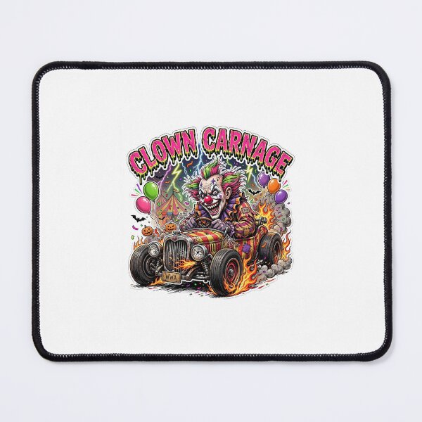 Item preview, Clown Carnage Evil Hot Rod Roadster designed and sold by WeirdWheeledArt.