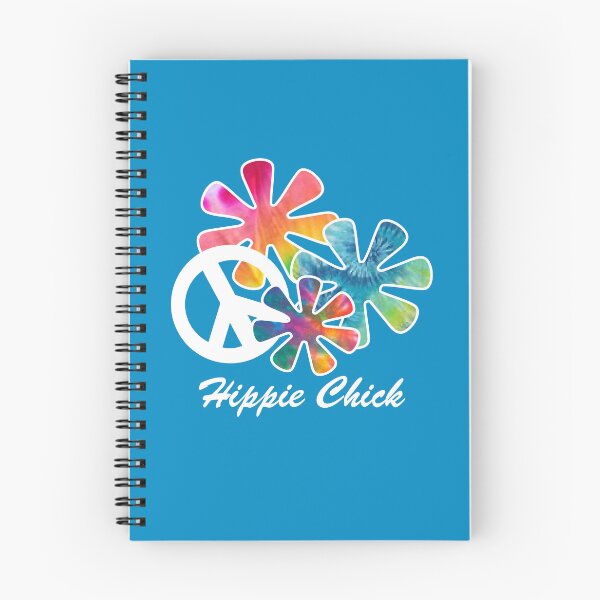 Item preview, Hippie Chick, Hippies, 60's, Retro Tie-Dye Flowers Peace Sign designed and sold by classic car craze.