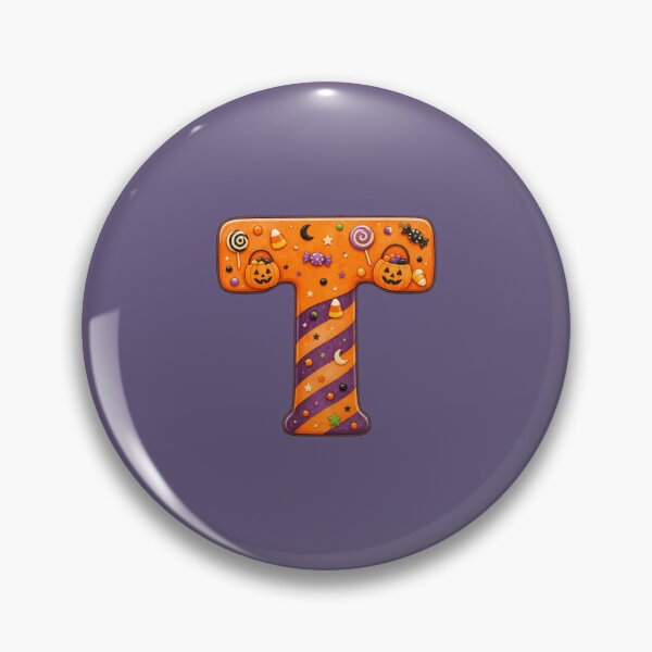 Item preview, Halloween Letter T Monogram – Spooky Trick Alphabet Initial Design designed and sold by VectorJoy.