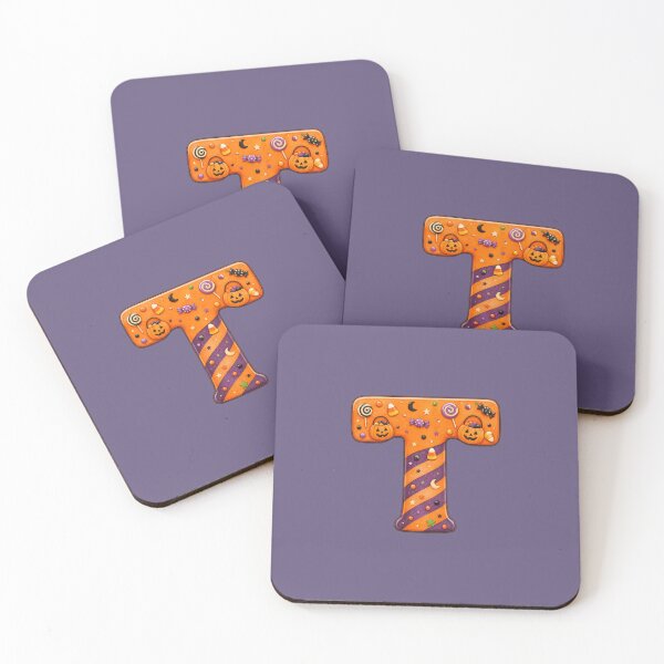 Item preview, Halloween Letter T Monogram – Spooky Trick Alphabet Initial Design designed and sold by VectorJoy.