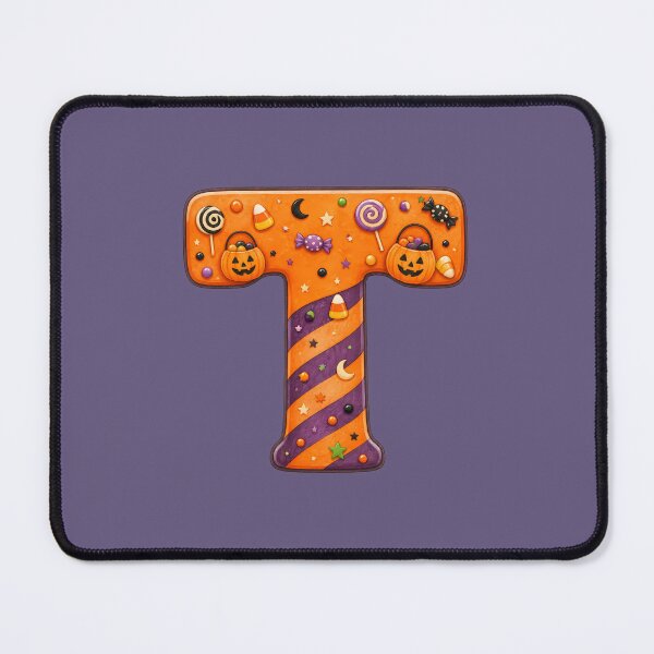 Item preview, Halloween Letter T Monogram – Spooky Trick Alphabet Initial Design designed and sold by VectorJoy.