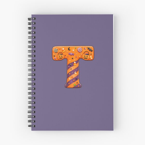 Item preview, Halloween Letter T Monogram – Spooky Trick Alphabet Initial Design designed and sold by VectorJoy.