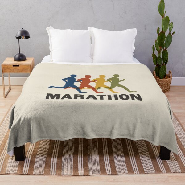 Item preview, Marathon Runner Vintage Running Club Earth Tone Graphic designed and sold by KiwiRider.