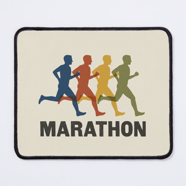 Item preview, Marathon Runner Vintage Running Club Earth Tone Graphic designed and sold by KiwiRider.