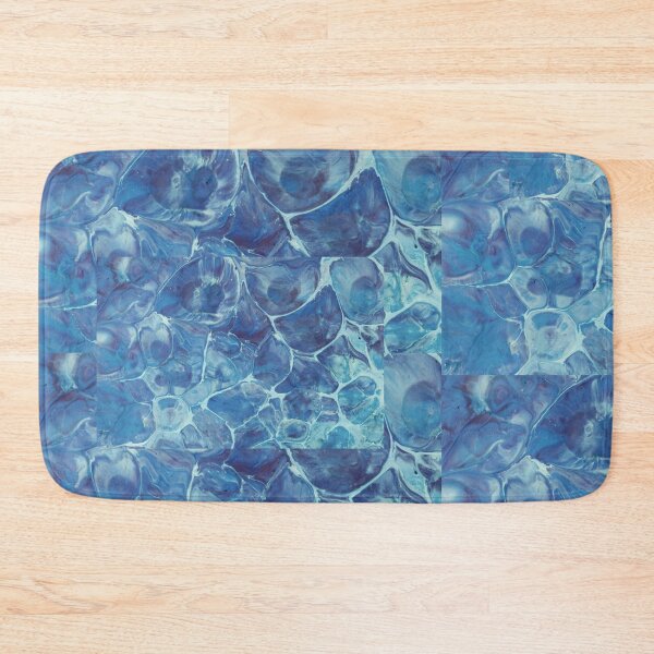 Item preview, Blue Water Waves Underwater Ocean Aesthetic Pattern designed and sold by NikBrin Prevail .