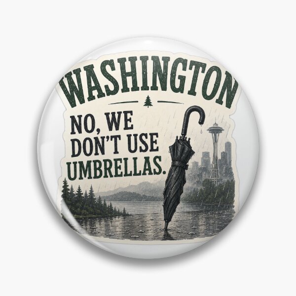 Item preview, Washington Humor designed and sold by ThumbUpDesigns.
