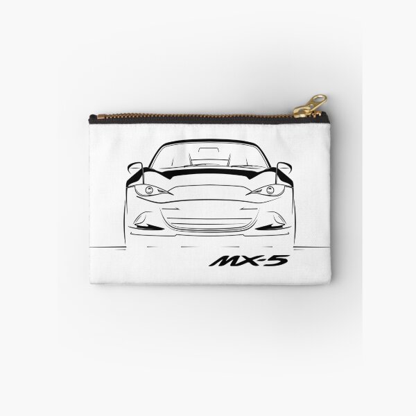 Item preview, Mazda MX-5 Miata front silhouette essential designed and sold by blackdogshop.