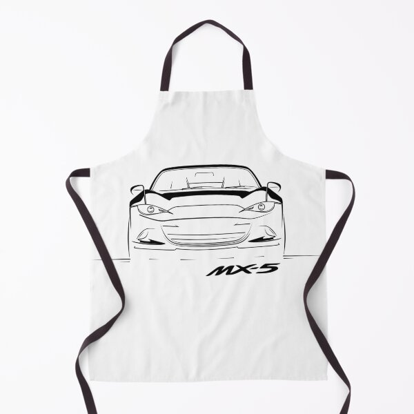 Item preview, Mazda MX-5 Miata front silhouette essential designed and sold by blackdogshop.
