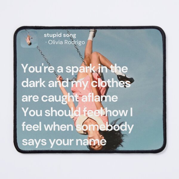 Item preview, Stupid Song - Olivia Rodrigo designed and sold by Milkshake33.