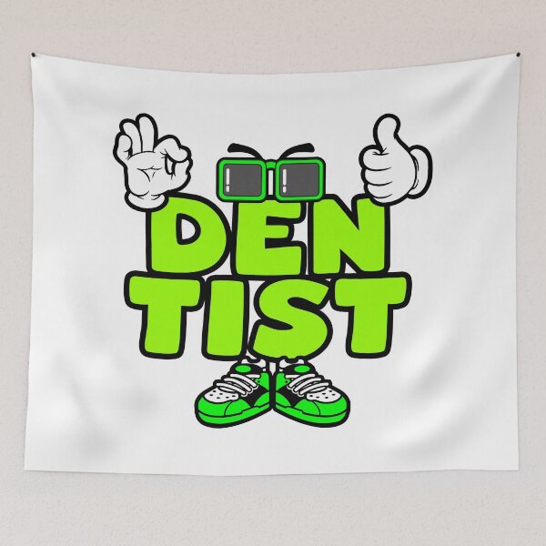 Item preview, Dentist - WORK Comic Character Bold Urban designed and sold by NFTWords.