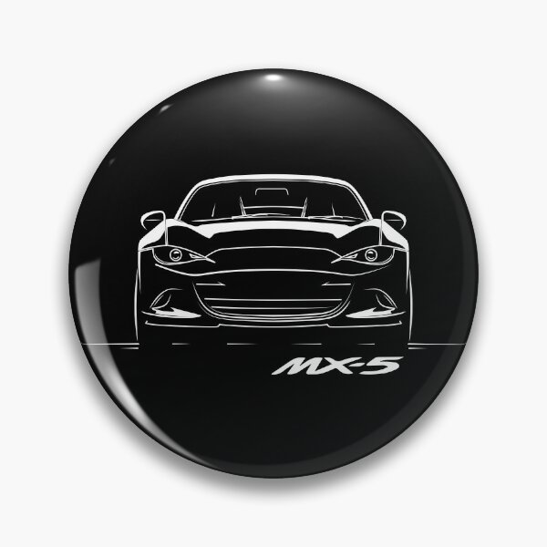 Item preview, Mazda MX-5 Miata front silhouette essential designed and sold by blackdogshop.