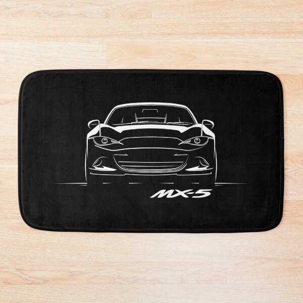 Item preview, Mazda MX-5 Miata front silhouette essential designed and sold by blackdogshop.