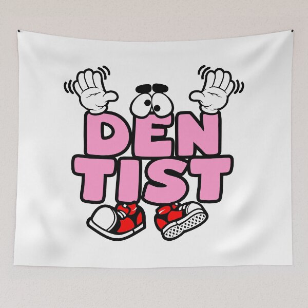 Item preview, Dentist - WORK Cartoon Character Bold Retro designed and sold by NFTWords.