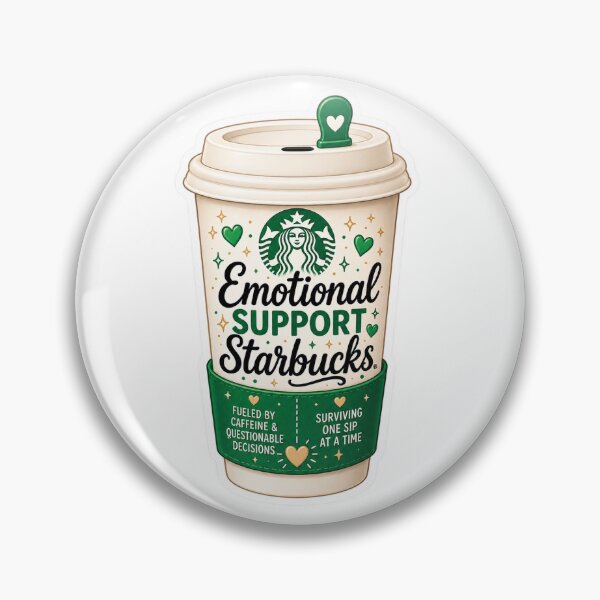 Item preview, Emotional Support Starbucks Coffee designed and sold by Little Wunderer & Co..