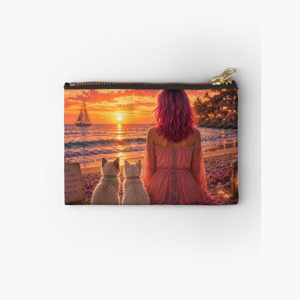 Item preview, Cats at sunset designed and sold by AnjaSarahArt.
