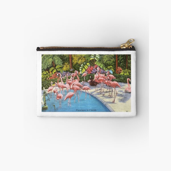Item preview, Flamingos in Florida • Vintage designed and sold by Mermaid's Treasure.