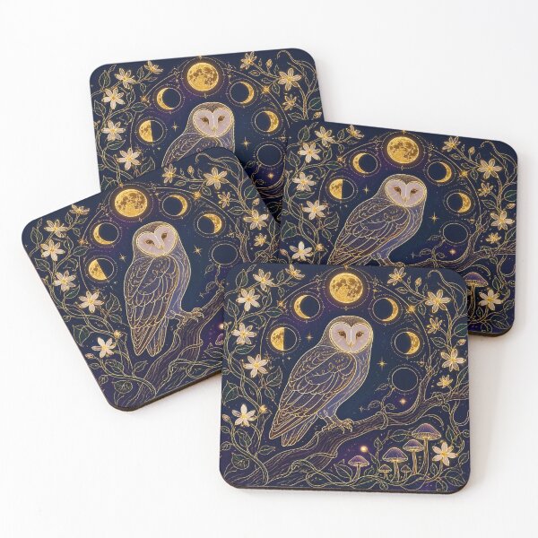 Item preview, The Owl and the Garden of Night designed and sold by Helios Be. Lavsh.