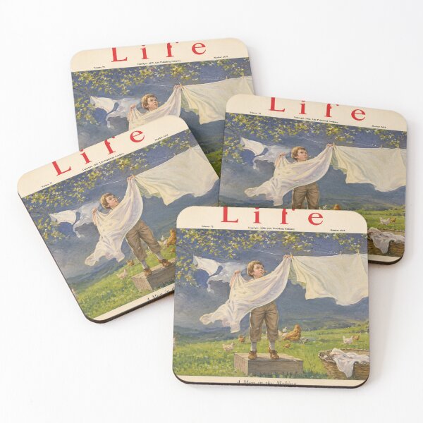 Item preview, Vintage Life Magazine Cover | Retro Country Boy Illustration | Farmhouse Wall Art for Nostalgia Lovers designed and sold by RickE.
