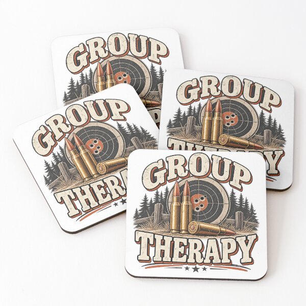 Item preview, Group Therapy – Funny Target Shooting & Range Day Vintage Design designed and sold by InkBarn.