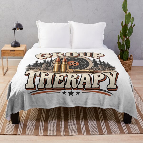 Item preview, Group Therapy – Funny Target Shooting & Range Day Vintage Design designed and sold by InkBarn.