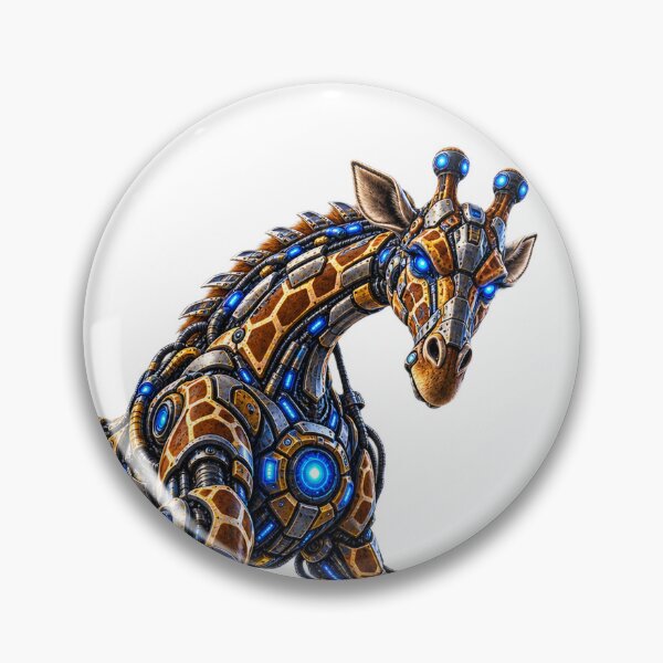 Item preview, Steel Giraffe V5+ — Cybernetic Mechanical Giraffe | Industrial Metal Animal designed and sold by SteelCoat Studio.