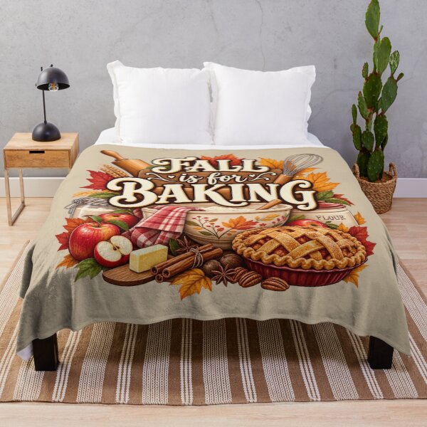 Item preview, Fall Is for Baking – Cozy Autumn Baker Design designed and sold by astersgraphics.
