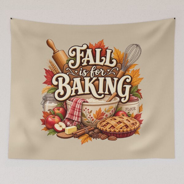 Item preview, Fall Is for Baking – Cozy Autumn Baker Design designed and sold by astersgraphics.