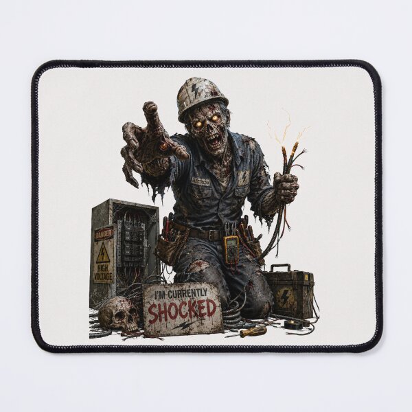 Item preview, Zombie Electrician High Voltage Halloween designed and sold by juliorivera46.