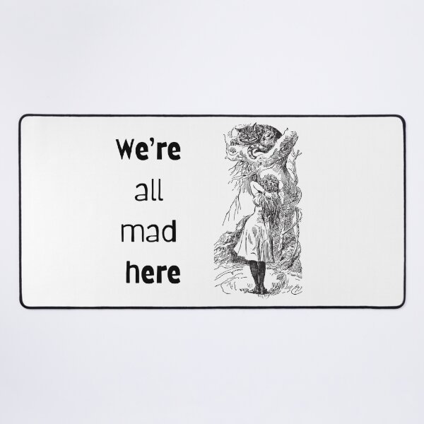 Item preview, cheshire cat and alice in wonderland designed and sold by CursedButCute1.