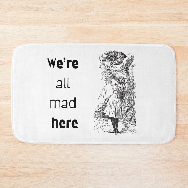 Item preview, cheshire cat and alice in wonderland designed and sold by CursedButCute1.