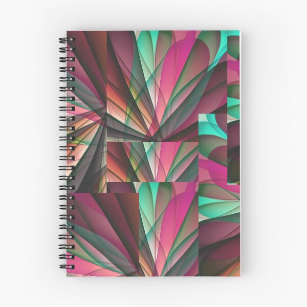 Item preview, Modern Abstract Geometric Fan Pattern Pink And Teal Aesthetic designed and sold by NikBrin Prevail .