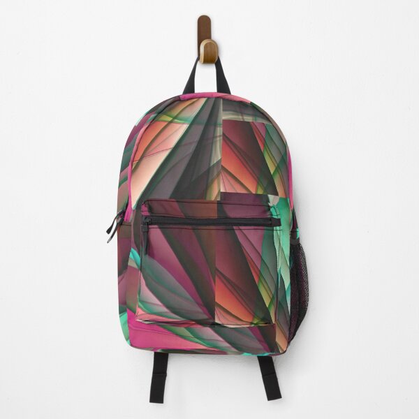 Item preview, Modern Abstract Geometric Fan Pattern Pink And Teal Aesthetic designed and sold by NikBrin Prevail .