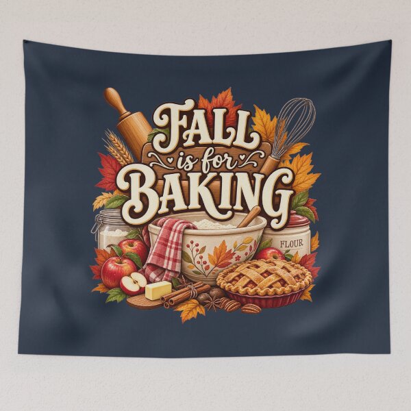 Item preview, Fall Is for Baking – Cozy Autumn Baker Design designed and sold by astersgraphics.