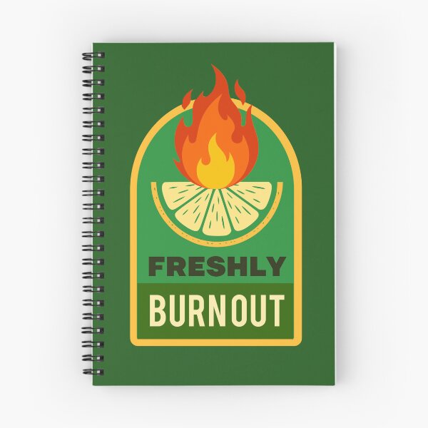 Item preview, Freshly Burnout Funny Corporate Lime Retro Label designed and sold by LinaValearte.