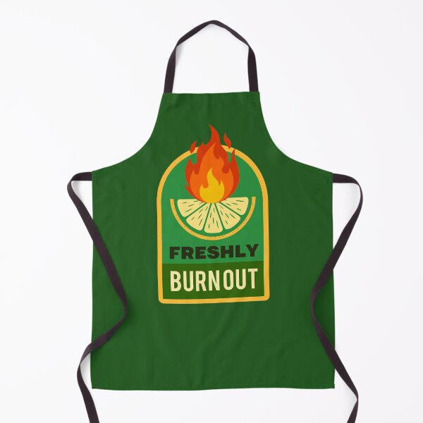 Item preview, Freshly Burnout Funny Corporate Lime Retro Label designed and sold by LinaValearte.