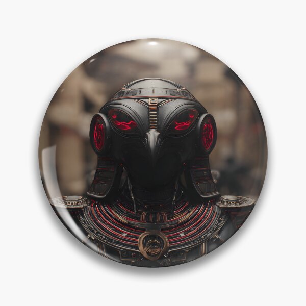 Item preview, Sci-Fi Egyptian Wall Art, Mechanical Horus Poster designed and sold by AetherianArchive.