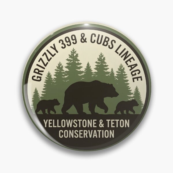 Item preview, Grizzly 399 and Cubs Lineage Yellowstone and Grand Teton Wildlife designed and sold by LittleArij.